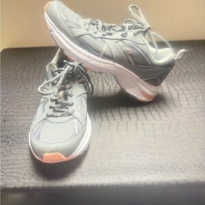 Dr. Scholl's Gray and Orange Athletic Shoes